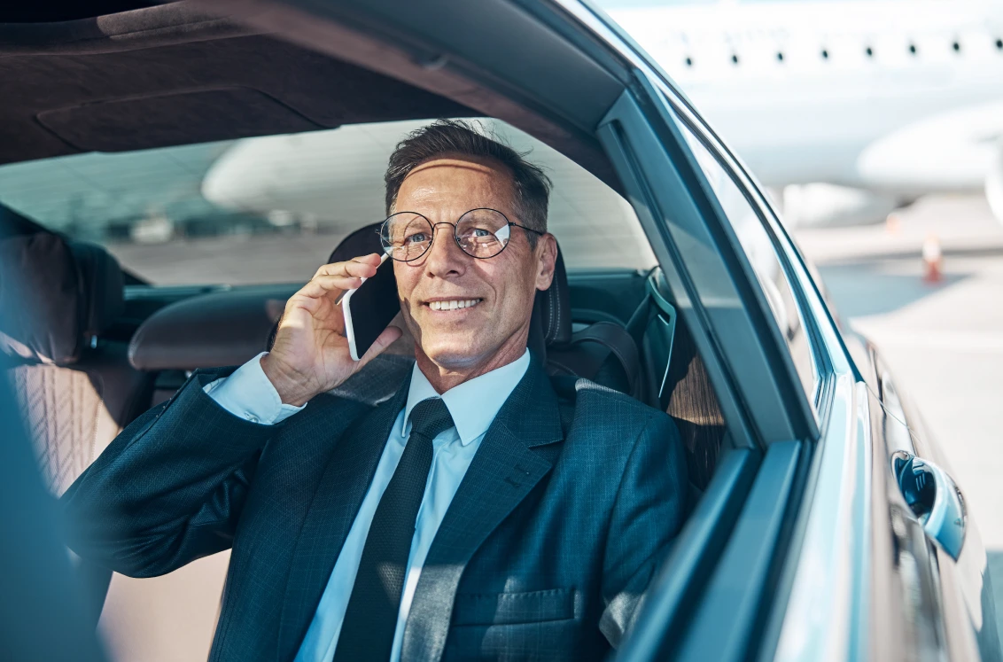 Chauffeur black car service from Boston Logan Airport