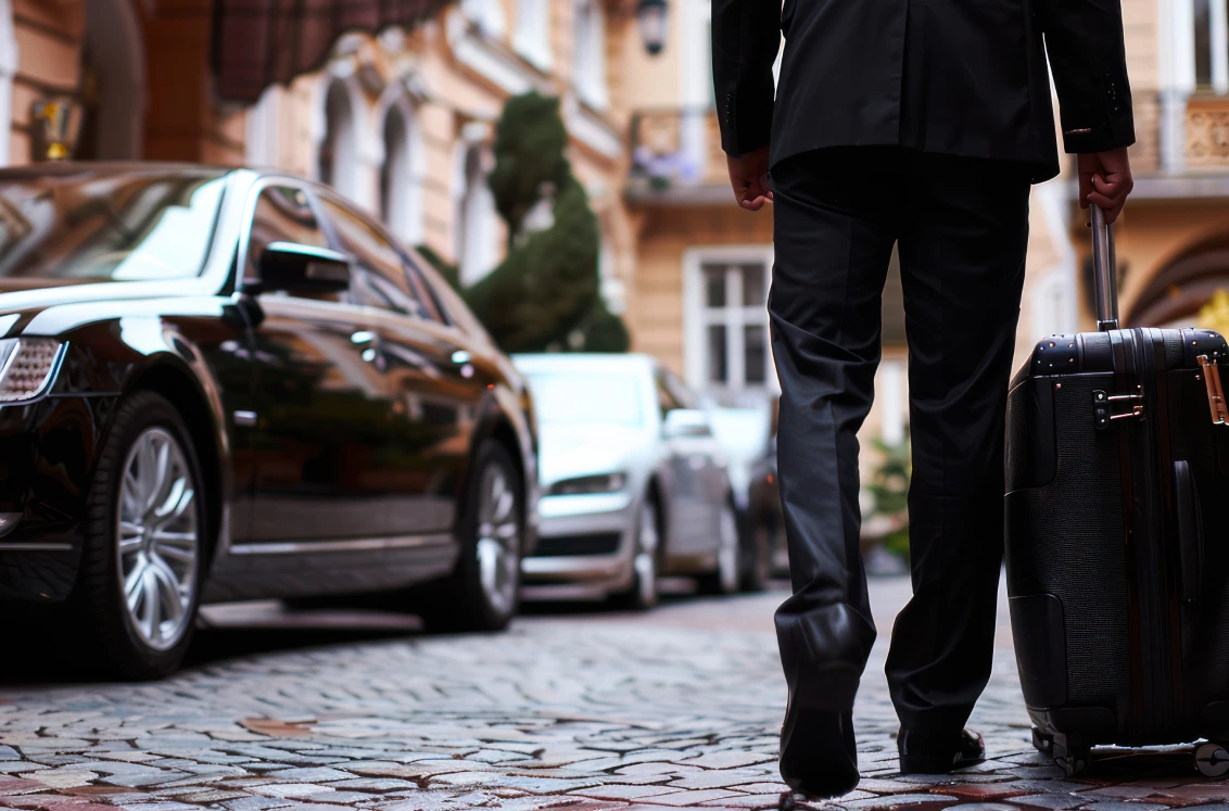 Black car transfer from Boston airport to downtown hotel