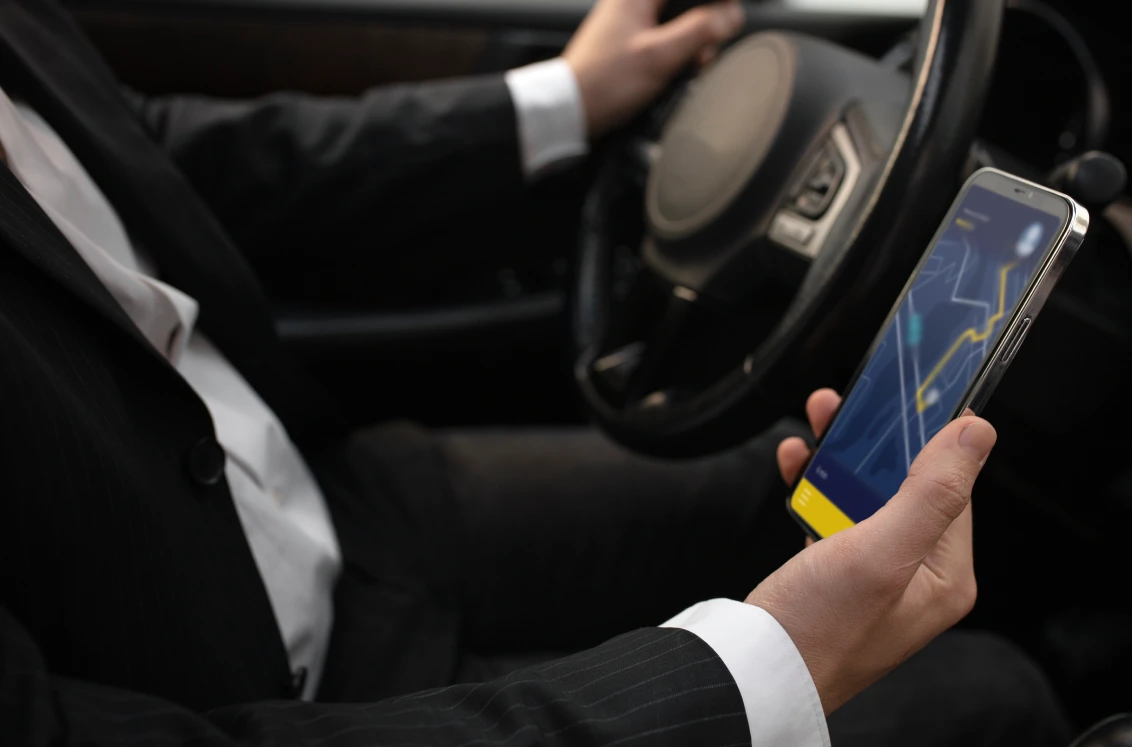 Direct black car ride between two Boston locations